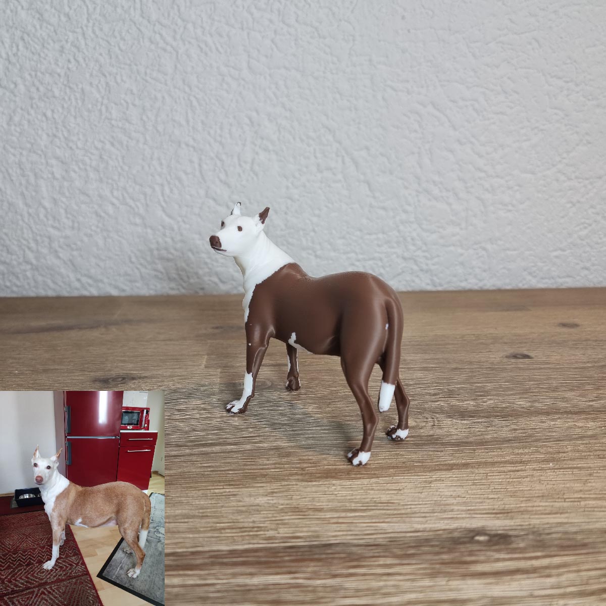 3D Miniatur Figur - Ihr Haustier (Hund, Katze) - mehrfarbig – Bild 4