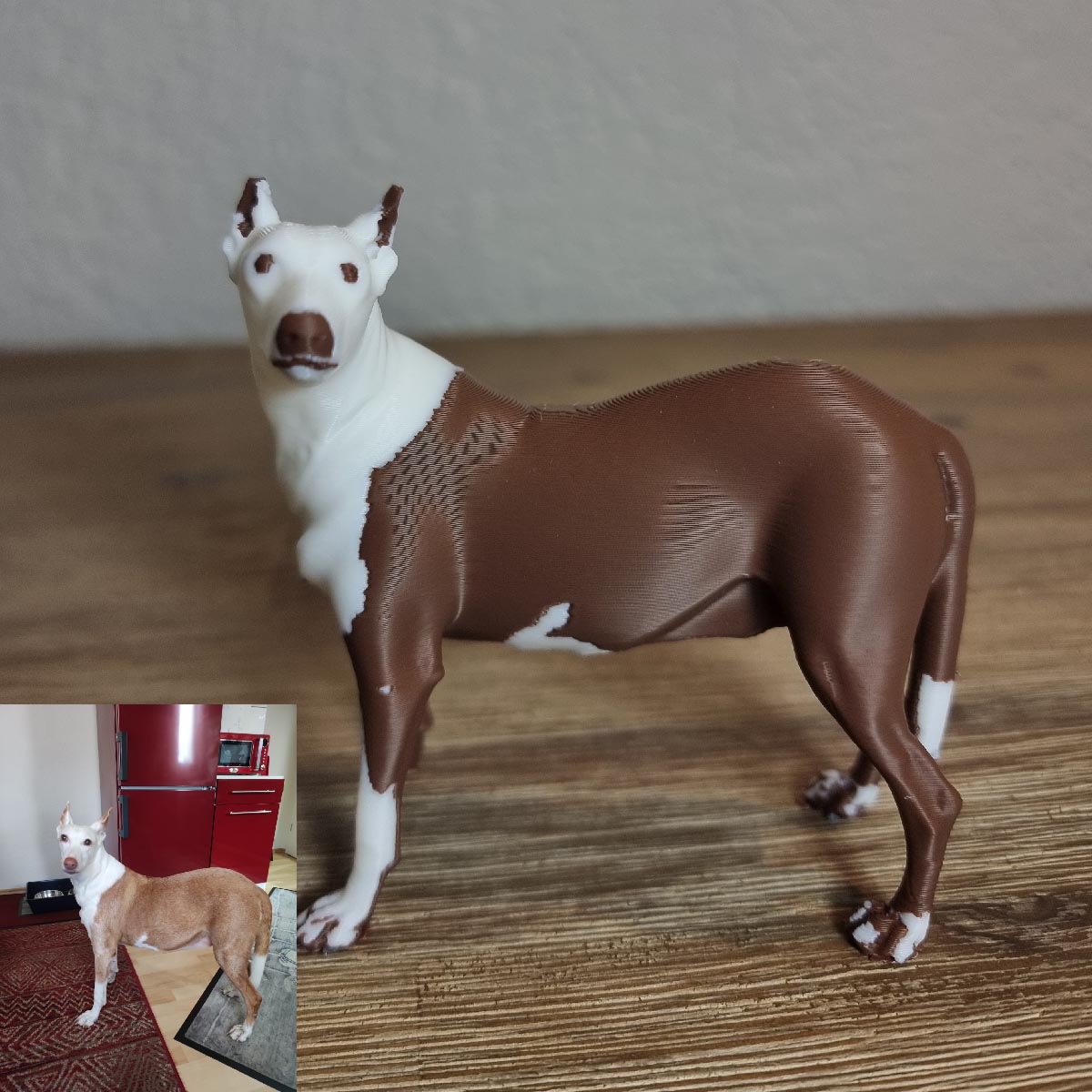 3D Miniatur Figur - Ihr Haustier (Hund, Katze) - mehrfarbig – Bild 5