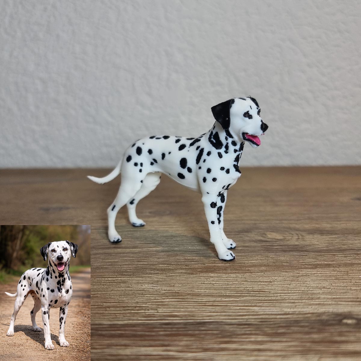 3D Miniatur Figur - Ihr Haustier (Hund, Katze) - mehrfarbig